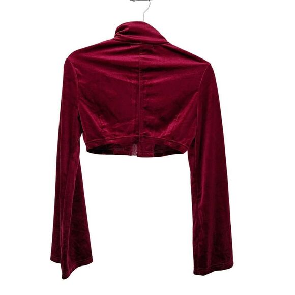 Hot and Delicious Red Tear-Away Crop TrackSuit Set Size Small - Picture 3 of 16